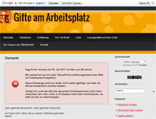 Tablet Screenshot of gifte-am-arbeitsplatz.de